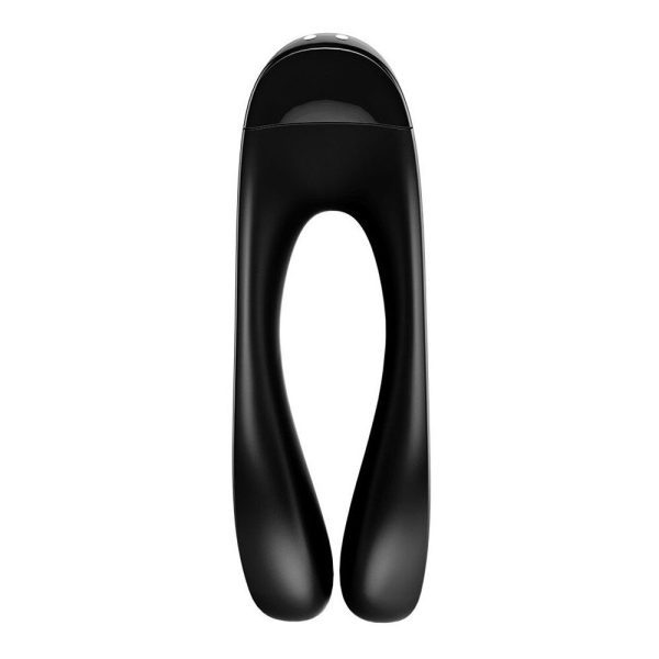 Satisfyer Candy Cane Finger Vibrator Black - Image 4