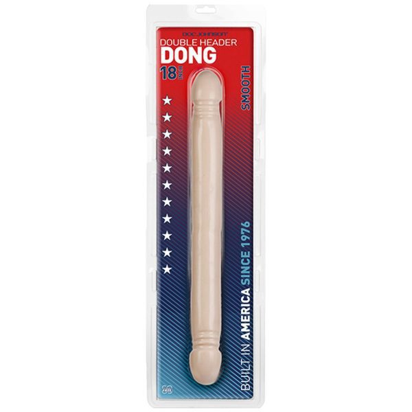 Double Header 18 Inch Smooth Dong - Image 2
