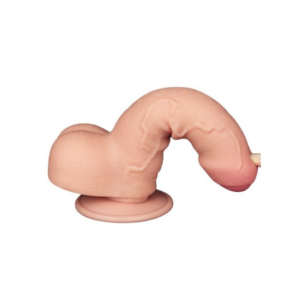 Lovetoy Sliding Easy Bend Skin Dildo 7 Inch - Image 2