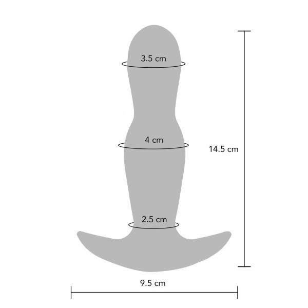 ToyJoy Buttocks The Stout Inflatable and Vibrating Buttplug - Image 4