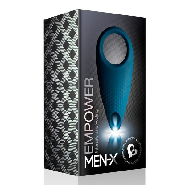 Rocks Off Empower MenX Cockring Blue - Image 2