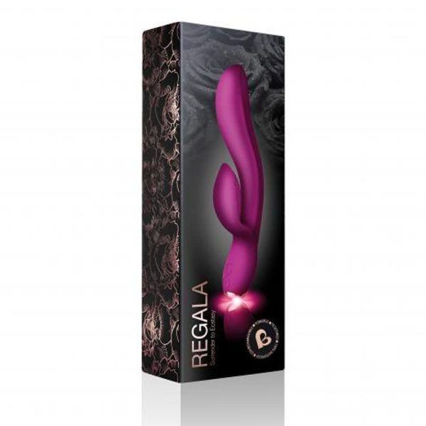 Rocks Off Regala Clitoral Vibrator Fuchsia - Image 3