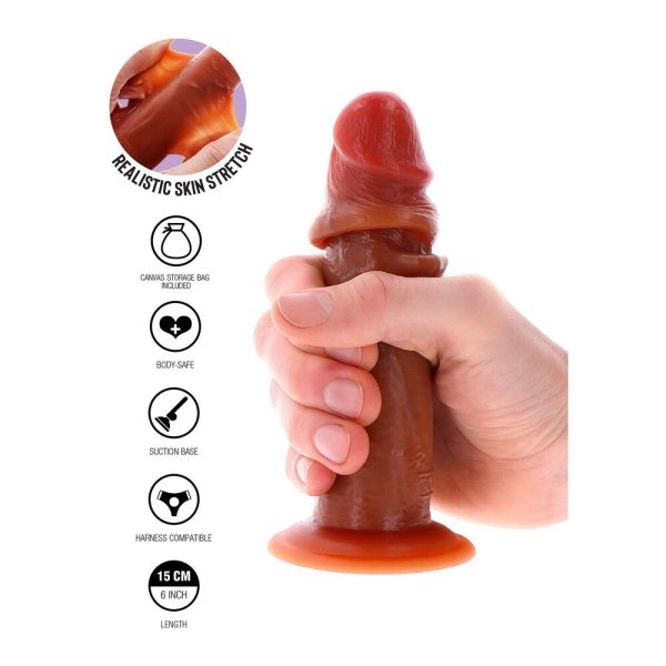 ToyJoy Get Real Silicone Sliding Foreskin Dong - Image 3