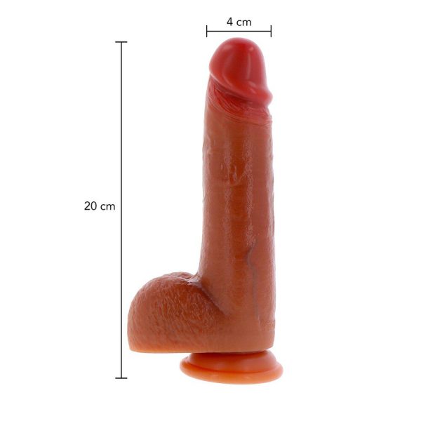 ToyJoy Get Real Silicone Foreskin Dildo 8 Inch - Image 4