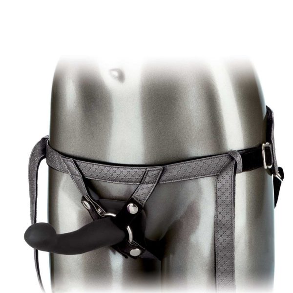 Royal Vibrating Set Crotchless Strap Vibrating Probe