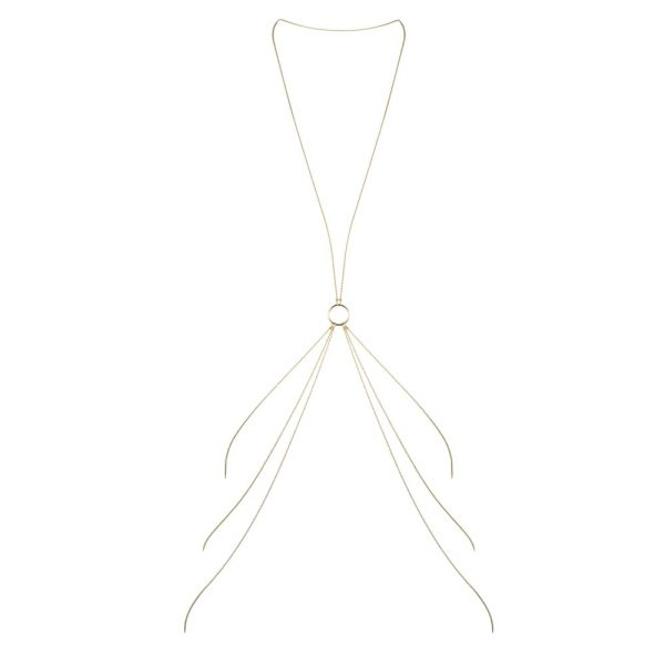 Bijoux Indiscrets Magnifique Body Chain Gold - Image 2