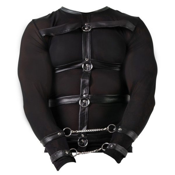 Svenjoyment Long Sleeved Top With Harness And Restraints - Image 4