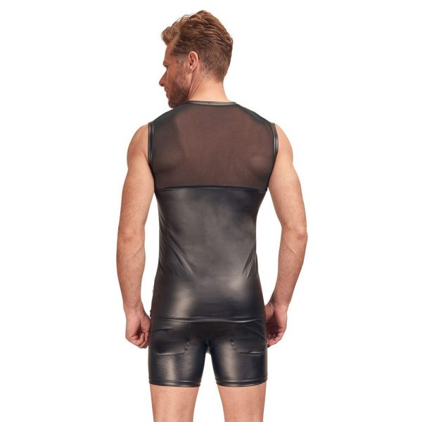 NEK Matte Look Shirt With Chest Harness Black - Image 2
