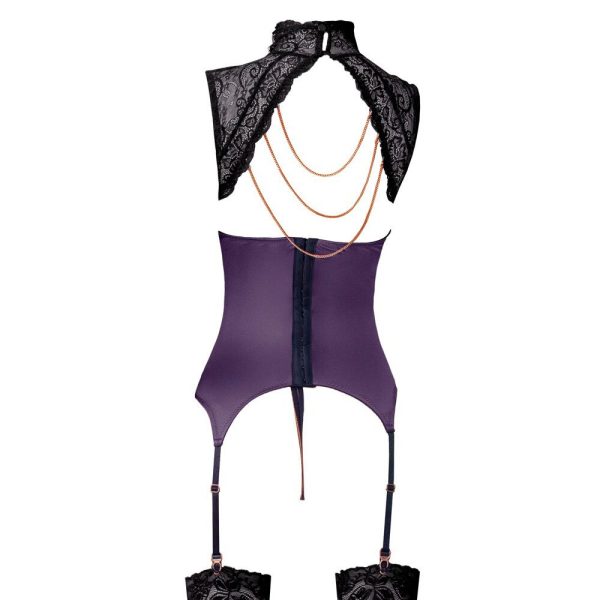 Abierta Fina Basque and Crotchless Set Chains - Image 2