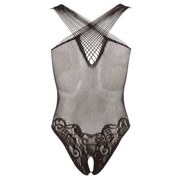 Lace Body Suit With Open Crotch - Image 4