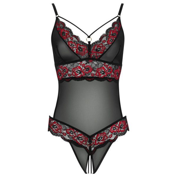 Cottelli Crotchless Body With Lace - Image 3