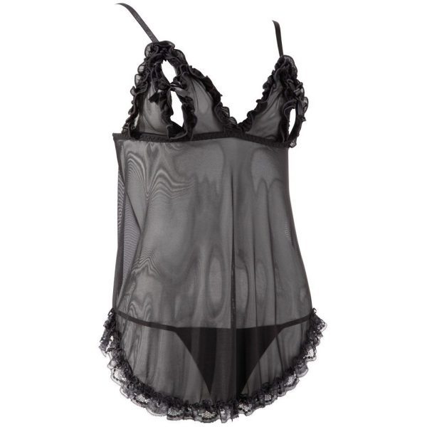Cottelli Open Babydoll And String Back - Image 3
