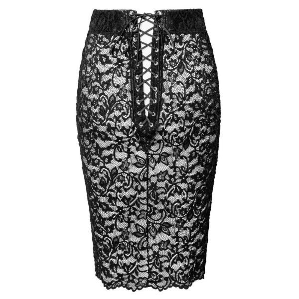 Noir Pencil Skirt - Image 3