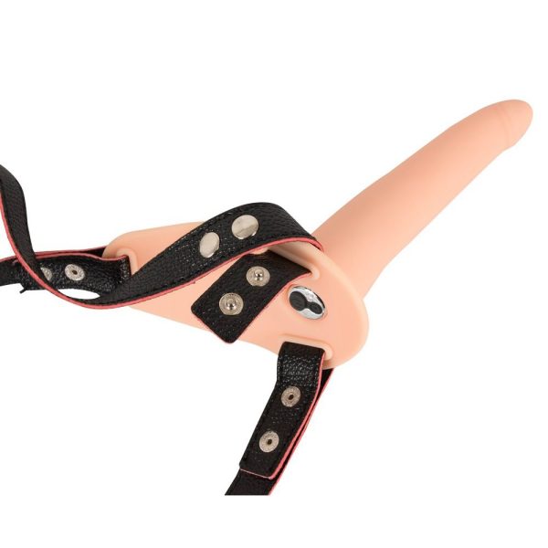 Soft Touch Silicone Rechargeable Vibrating Strap On - Image 2