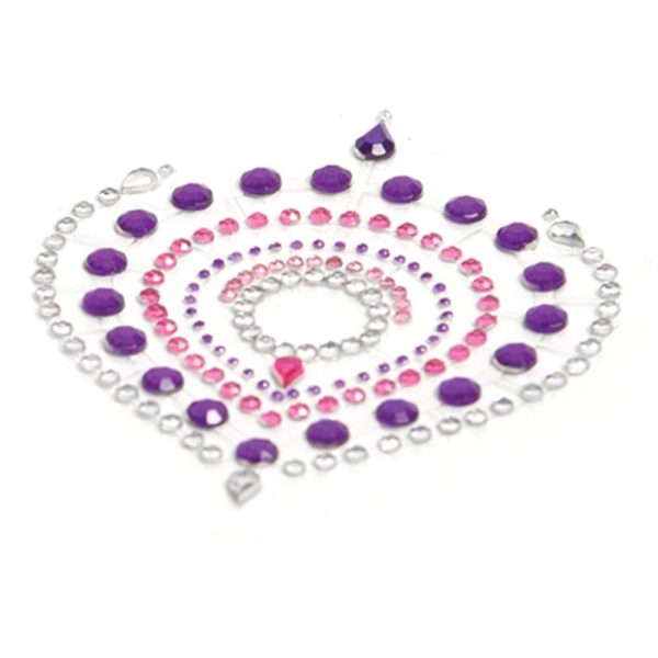 Bijoux Indiscrets Flamboyant Rhinestone Jewellery Purple Pink - Image 4