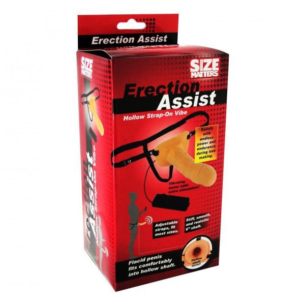 Size Matters Erection Assist Vibrating Hollow Strap On - Image 4