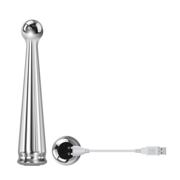Adam And Eve Tease Me Rechargeable Metal Vibrator - Image 4