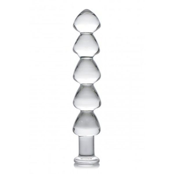 Master Series Drops Anal Links Glass Dildo