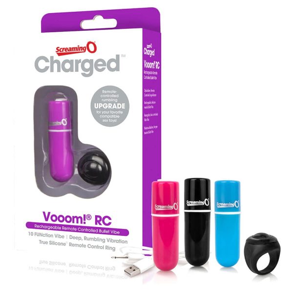 Screaming O Charged Vooom Pink Remote Control Bullet Vibe - Image 2