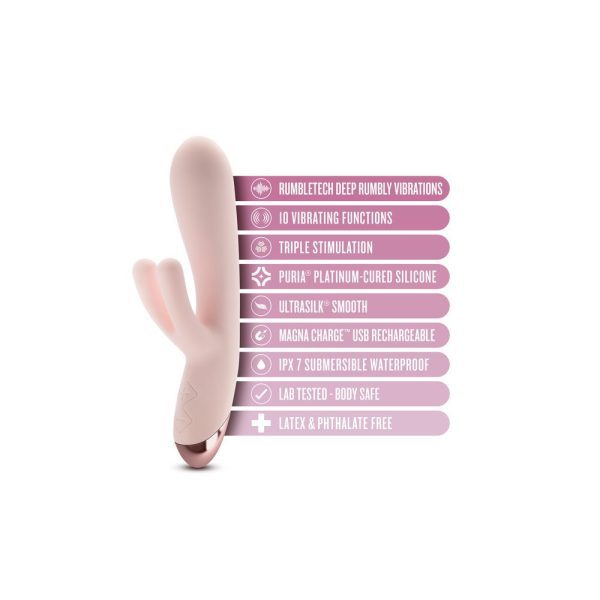 Blush Elora Pink Triple Stimulation Vibe - Image 3