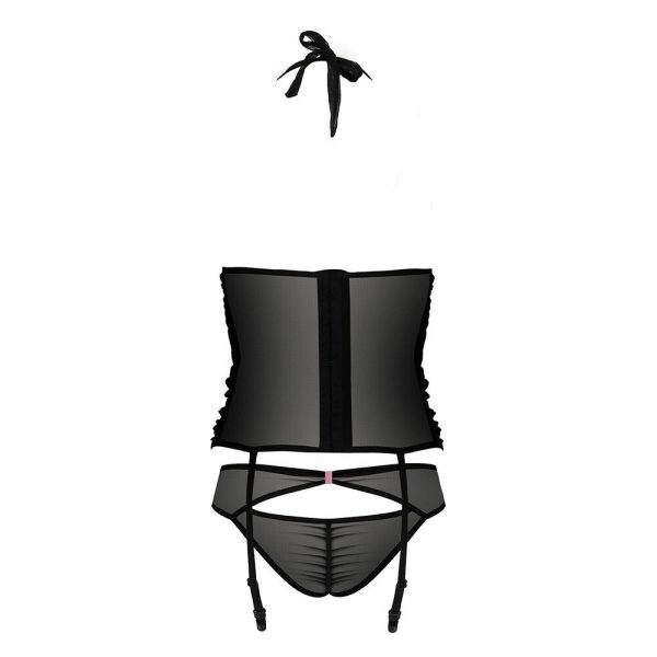 Passion Praline Black And Pink Corset - Image 4