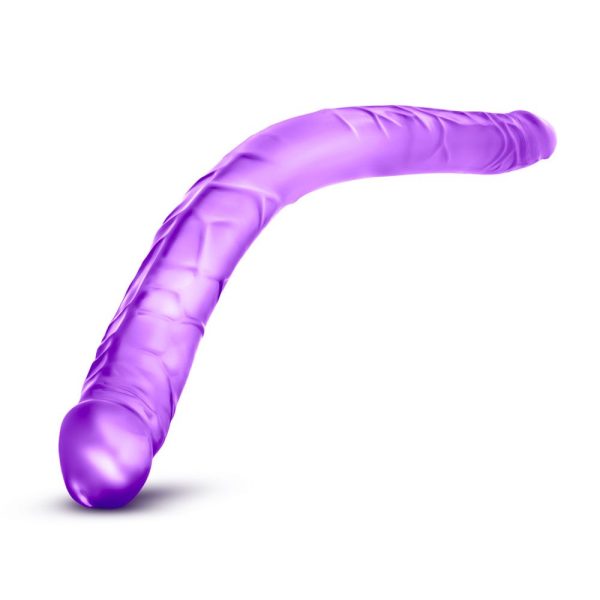 B Yours 16 Inch Purple Double Dildo - Image 2