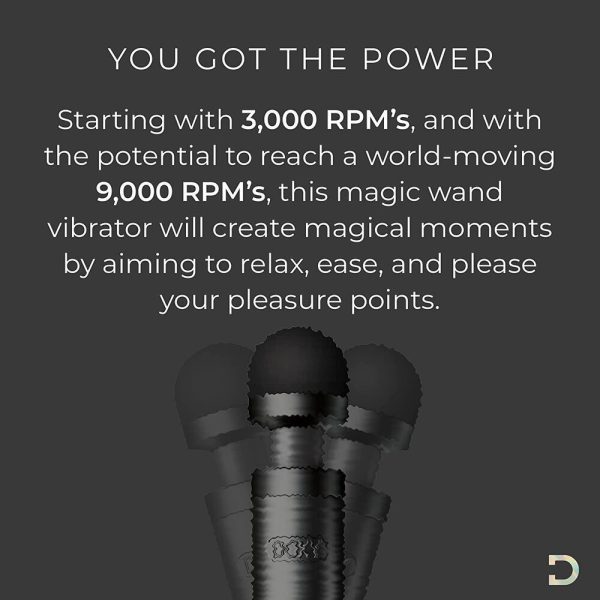 Doxy Die Cast 3 Rechargeable Wand Matte Black - Image 2