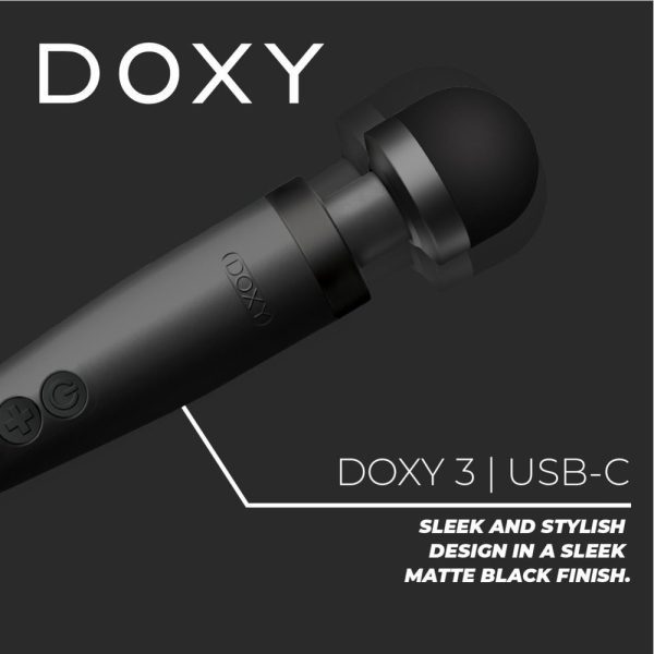 Doxy Wand 3 Black USB Powered - Image 2