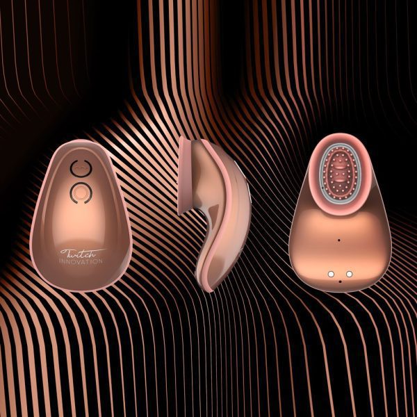 Twitch Rose Gold Hands Free Suction And Vibration Toy - Image 3