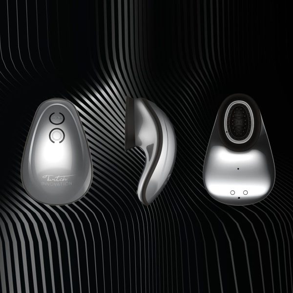 Twitch Silver Hands Free Suction And Vibration Toy - Image 3