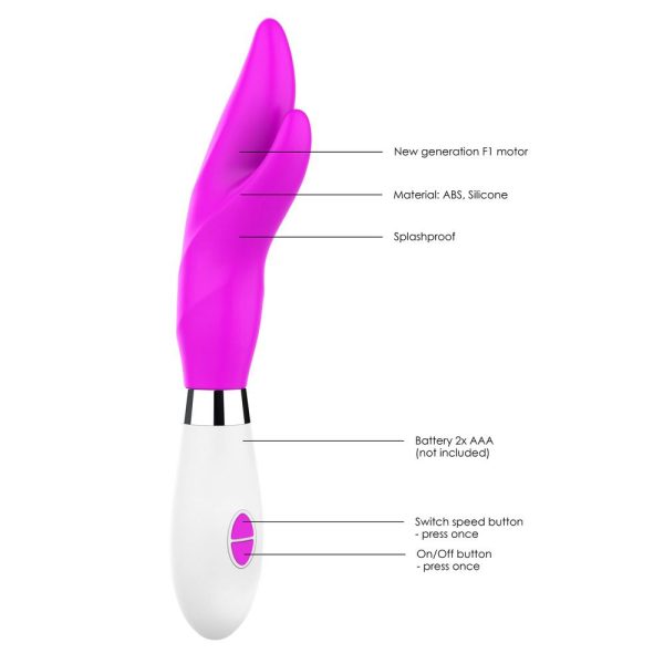 Luminous Athos Ultra Soft Clit Stim Vibe Fuchsia - Image 2