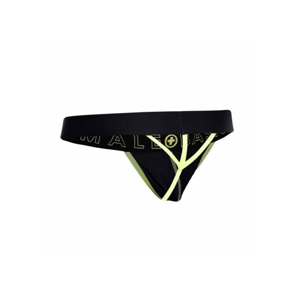 Male Basics Neon Thong Yellow - Image 4