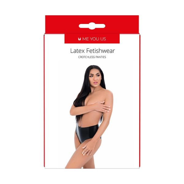 Me You Us Latex Crotchless Panties - Image 3