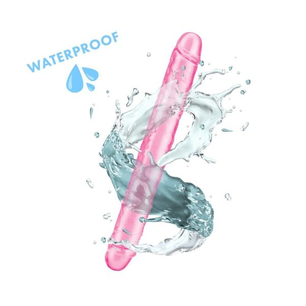 Me You Us Ultra Double Dildo 12 Inches Pink - Image 3