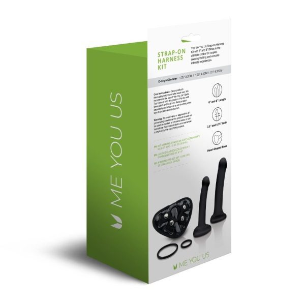Me You Us Strap On Harness Kit With 6 And 8 Inch Dildos - Image 4