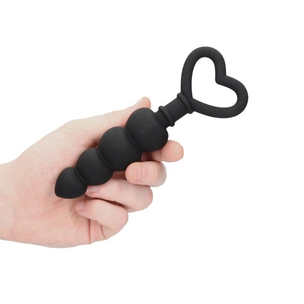 Ouch Silicone Anal Love Beads Black - Image 2