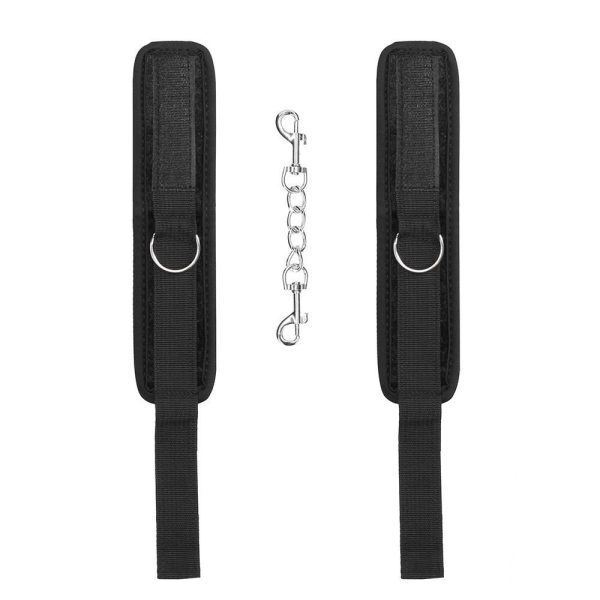 Ouch Velvet And Velcro Wrist Cuffs - Image 2