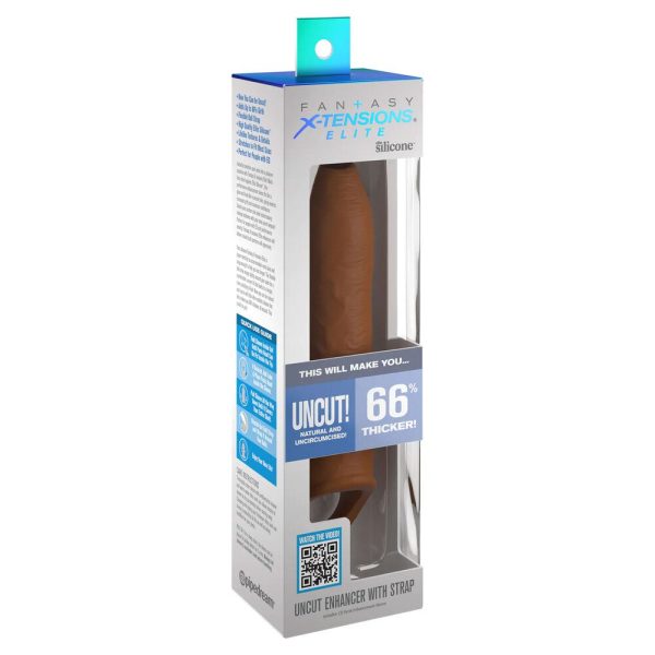 XTensions Elite 7 Inch Uncut Penis Enhancer With Strap - Image 2