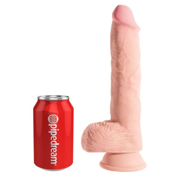 King Cock Plus 10 Inch Triple Density Fat Cock With Balls - Image 2