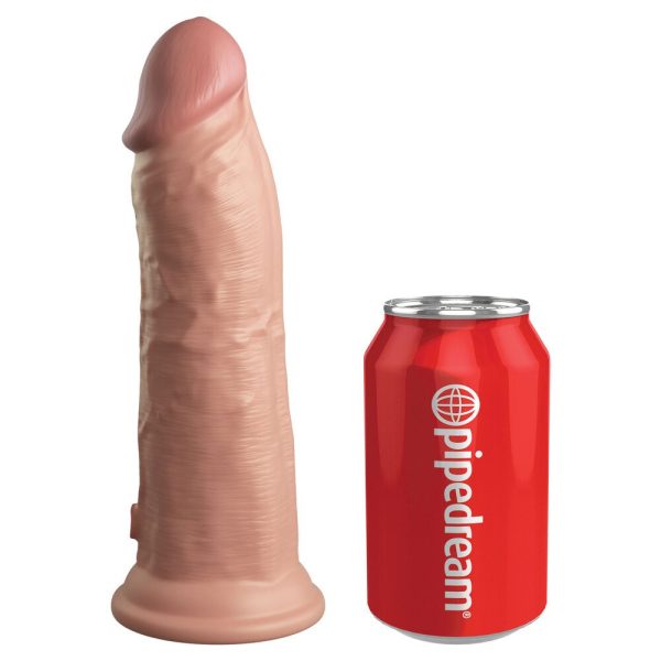 8 Inch Dual Density Cock Flesh Pink