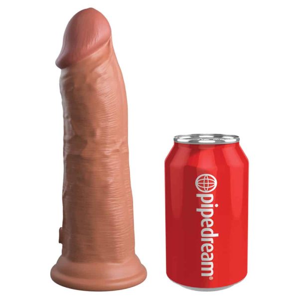 8 Inch Dual Density Cock Flesh Pink