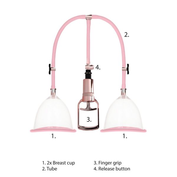 Pumped Breast Pump Medium Rose Gold - Image 2