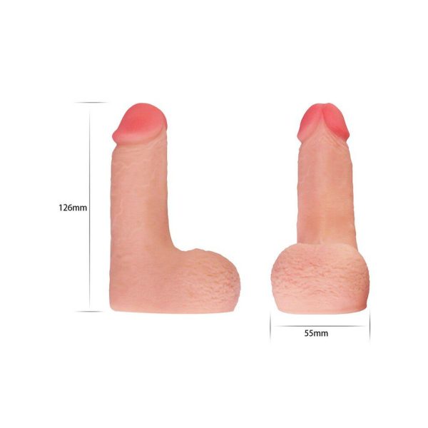 Lovetoy Skinlike Limpy Cock 5 Inches Flesh Pink - Image 3