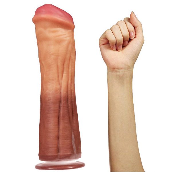 Lovetoy 12 Inch Dual Layered Silicone Horse Cock - Image 3