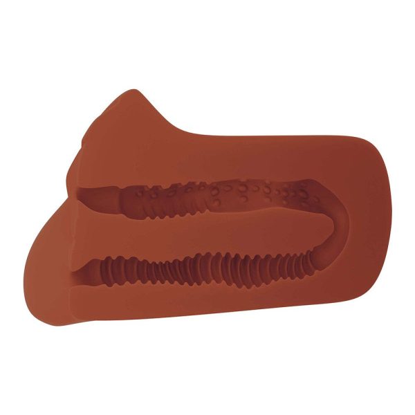 PDX Plus Pick Your Pleasure Stroker Flesh Brown - Image 3