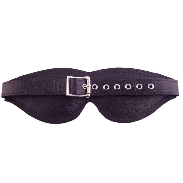 Rouge Garments Large Black Padded Blindfold - Image 2