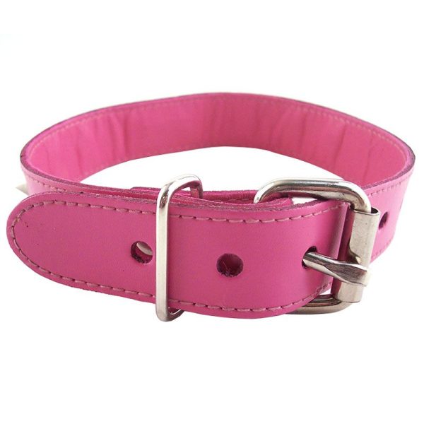 Rouge Garments Pink Studded O-Ring Collar - Image 2