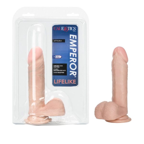 Emperor 6 Inch Life Like Dildo Ivory - Image 4