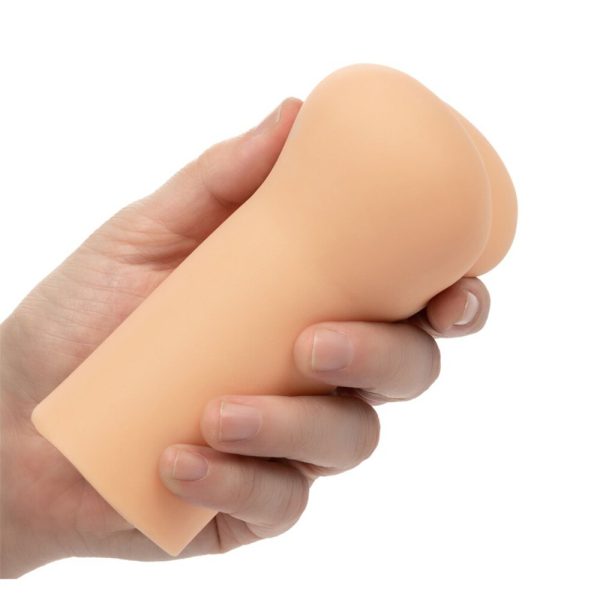 The design provides suction, a textured chamber and ultra-soft, stretchy PureSkin material.