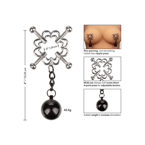 Nipple Grips  4 Point Weighted Nipple Press - Image 4